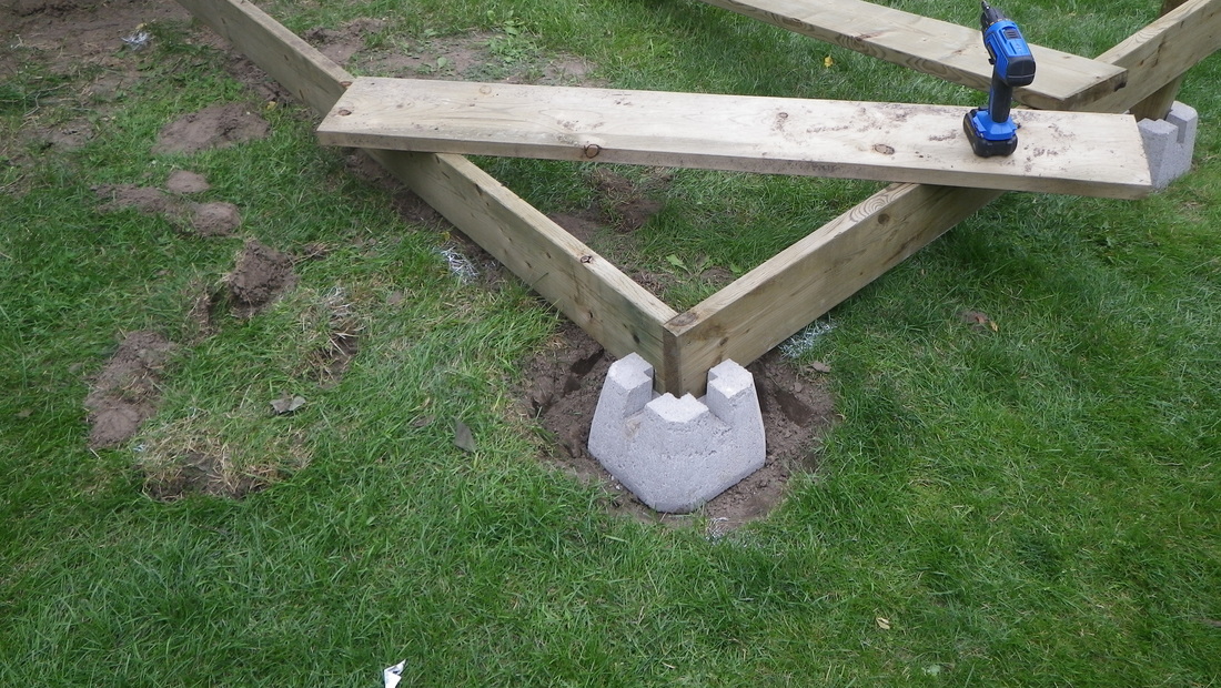 how to build a shed ramp on uneven ground | Quick ...